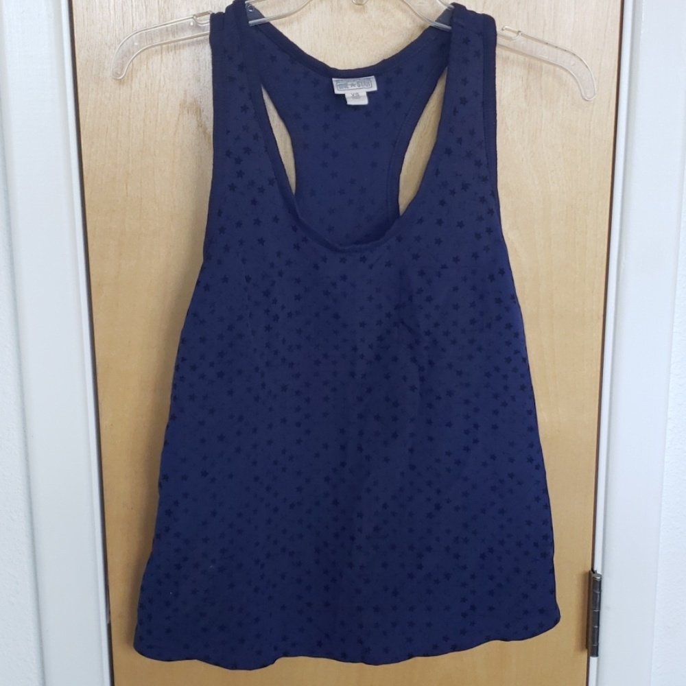 Converse racerback tank with star design